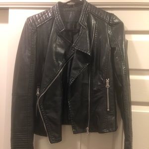 Faux leather jacket